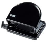 Petrus 52 Taladro Perforador Clasico Metalico - Hasta 20 Hojas - Marcas de Formato - Facil Vaciado - Punzones 5.5mm - Color Negro