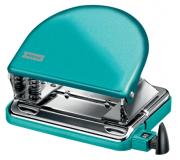 Petrus 52 Taladro Perforador Clasico Metalico - Hasta 20 Hojas - Marcas de Formato - Facil Vaciado - Punzones 5.5mm - Color Turquesa