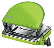 Petrus 52 Taladro Perforador Clasico Metalico - Hasta 20 Hojas - Marcas de Formato - Facil Vaciado - Punzones 5.5mm - Color Verde