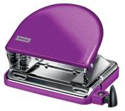 Petrus 52 Taladro Perforador Clasico Metalico - Hasta 20 Hojas - Marcas de Formato - Facil Vaciado - Punzones 5.5mm - Color Violeta