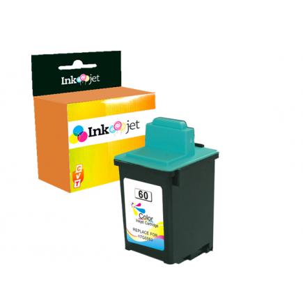 Remanufacturado Lexmark 60 / 17G0060E Tricolor Cartucho de Tinta