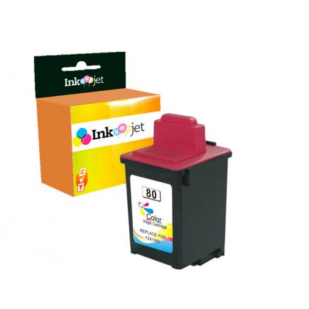 Compatible Lexmark 80 / 12A1980E Tricolor Cartucho de Tinta