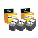 Compatible Pack Canon PG40 / PG50 X2 Negro + CL41 / CL51 Tricolor Cartuchos de Tinta