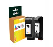 Compatible Pack HP 15 C6615DE Negro + HP 78 C6578AE Tricolor Cartuchos de Tinta