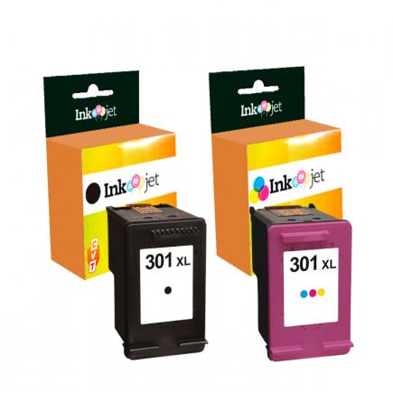 Compatible Pack HP 301XL V3 Negro HP 301XL Tricolor Cartuchos de Tinta > Consumibles de impresora > HP > HP - DESKJET > HP - DeskJet 1000