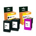 Compatible Pack HP 304XL V3 Negro X2 + Tricolor Cartucho de Tinta