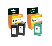 Compatible Pack HP 336 X2 Negro + HP 342 Tricolor Cartuchos de Tinta