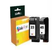 Compatible Pack HP 45 51645AE Negro + HP 23 C1823DE Tricolor Cartuchos de Tinta