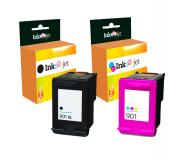 Compatible Pack HP 901XL Negro + HP 901XL Tricolor Cartuchos de Tinta