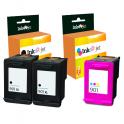 Compatible Pack HP 901XL Negro X2 + HP 901XL Tricolor Cartuchos de Tinta