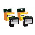 Compatible Pack Lexmark 16 Negro + 26 Tricolor Cartuchos de Tinta