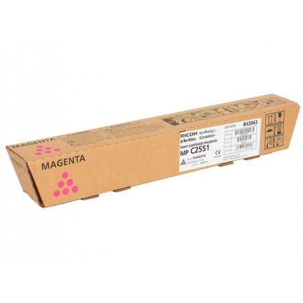 Ricoh Aficio MP-C2051 / MP-C2551 Magenta Cartucho de Toner Original 842063 / 841506