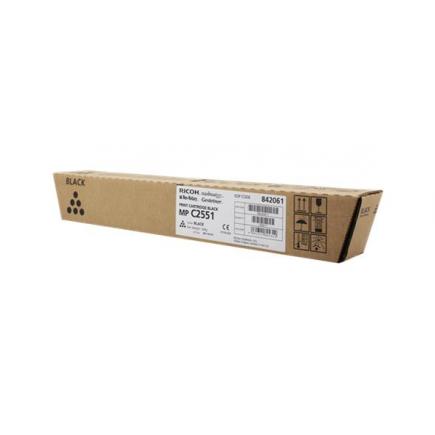 Ricoh Aficio MP-C2051 / MP-C2551 Negro Cartucho de Toner Original - 842061 / 841504 / 841587 / 842465