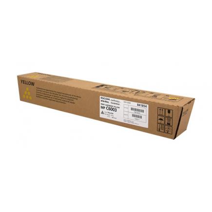 Ricoh Aficio MP-C4503 / MP-C5503 / MP-C6003 Amarillo Cartucho de Toner Original 841854