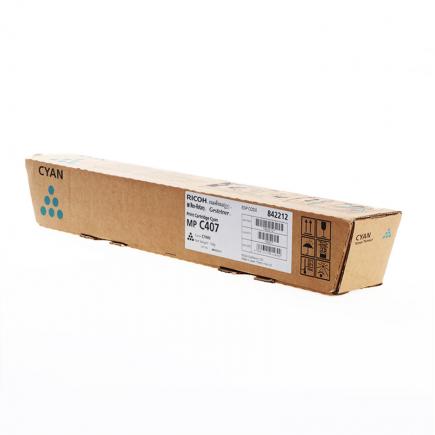 Ricoh MP-C407 / 842212 Cyan Cartucho de Toner Original