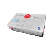 Rubberex Pack de 100 Guantes de Nitrilo Talla L - Sin Polvo - Libre de Latex - Alta Resistencia y Durabilidad - No Esteril - Ambidiestro - Color Azul