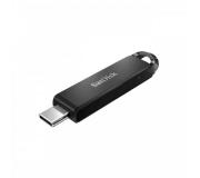 Sandisk Ultra Memoria USB-C 3.1 Gen1 128GB 150MB/s - Color Negro (Pendrive)