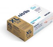 Santex Nitriflex Soft Pack de 100 Guantes de Nitrilo Talla XL AQL 1.5 - Sin Polvo - Libre de Latex - Ambidiestros - No Esteriles - Color Azul