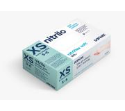 Santex Nitriflex Soft Pack de 100 Guantes de Nitrilo Talla XS AQL 1.5 - Sin Polvo - Libre de Latex - Ambidiestros - No Esteriles - Color Azul