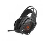 Scorpion HG9046 Auriculares Gaming con Microfono USB - Sonido Envolvente 7.1 - Microfono Flexible - Retroiluminacion LED - Diadema Ajustable - Cable de 2.20m - Color Negro