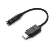 Sharkoon Mobile DAC Tarjeta de Sonido USB-C - Diseñada para dispositivos Moviles - Entrada 3.5mm TRRS