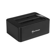 Sharkoon QuickPort Duo Clone Docking Station USB 3.1 Type C - SSD 2.5", 3.5", SATA I, II, III