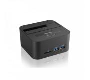 Sharkoon QuickPort XT HC Pro Docking Station USB 3.0 - SSD 2.5", 3.5", SATA I, II, III - Lector de Tarjetas