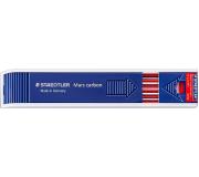 Staedtler Mars Lumochrom 204 Pack con 12 Minas de Dibujo - Mina de 3mm - Longitud de 130mm - Color Rojo