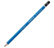 Staedtler Mars Lumograph 100 Lapiz de Grafito Hexagonal - Mina 7B Ultrarresistente de 3.6mm - Madera de Bosques Sostenibles - Caja de 12 ud