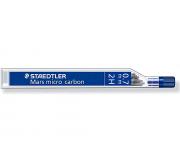 Staedtler Mars Micro Carbon 250 Tubo de 12 Minas de Grafito - Dureza 2H - Trazo 0.7mm - Alta Resistencia