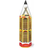 Staedtler Noris 120 Expositor de 576 Lapices de Grafito - Mina Resistente - Graduaciones Surtidas