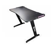 Talius Mesa Gaming Warship Z1 con Iluminacion LED RGB - Pasacables - Patas de Acero - Hasta 80kg - Tablero 110x60 cm - Color Negro