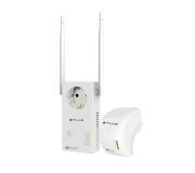 Talius PLC500WKIT Kit de Adaptadores Powerline AV500Mbps + AV300Mbps WiFi - Enchufe Incorporado - Hasta 300m - Color Blanco