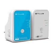 Talius PLC500WKIT-V2 Kit Adaptadores AV 500Mbps + AV 300Mbps WiFi - Hasta 300m - Color Blanco