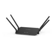 Talius RT1200 Router Inalambrico AC 1200M Dual Band - 4x LAN, 1x WAN - 10/100Mbps - 4 Antenas Omnidireccionales - Color Negro