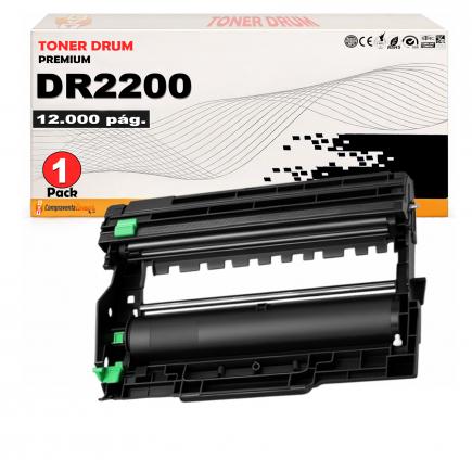 Tambor Compatible DR2200 / DR 2200 para Brother DCP 7055, 7060, 7065, 7070, Fax 2840, 2940, HL 2130, 2132, 2135w, 2240, 2250, 2270DW, 2310, MFC 7360N, 7460dn, 7860dw