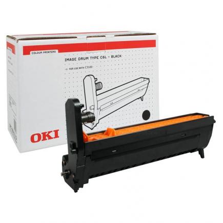 Tambor de imagen original Oki C3100 negro 42126644