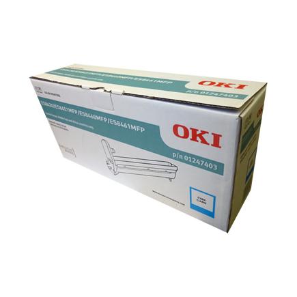 Tambor original Oki ES8430 / ES8460 / ES8451 / ES8461 Cyan 01247403 (caja mal estado) tambor precintado