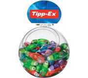 Tipp-Ex Micro Tape Twist Expositor 60 Cintas Correctoras 5.00mm x 8m - Cabezal Rotativo - Escritura Instantanea - 4 Colores