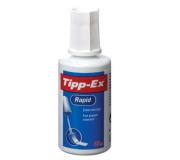 Tipp-Ex Rapid Liquido Corrector 20ml - Formula de Secado Rapido - Aplicador de Espuma