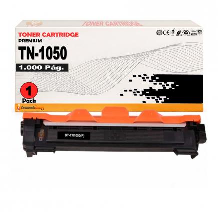 Toner Compatible TN1050 / TN-1050 para Brother DCP-1510 1512 1610W 1612W - HL-1110 1210W 1212W 1112 - MFC-1810 1910W