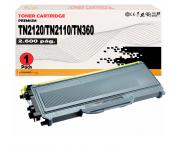 Toner Compatible TN2120 TN-2120 para Brother HL-2140 2150 2170 - MFC-7320 7340 7440 7840 - DCP-7030 7040 7045