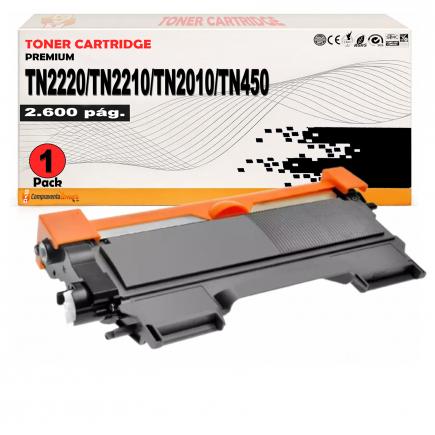 Toner Compatible TN2220 / TN-2220 para Brother DCP 7055 7060 7065 7070 - Fax 2840 2940 - HL 2130 2132 2135 2240 2250 2270 2310 - MFC 7360N 7460 7860