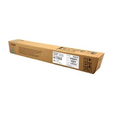 Ricoh Aficio MP-C3002 / MP-C3502 Cyan Cartucho de Toner Original 842019 / 841654 / 841742