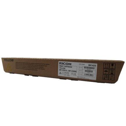 Original Ricoh Aficio MP-C3003 / MP-C3503 / MP-C3004 / MP-C3504 / MP-C4504 / MP-C5504 / MP-C6004 Toner Amarillo 841818