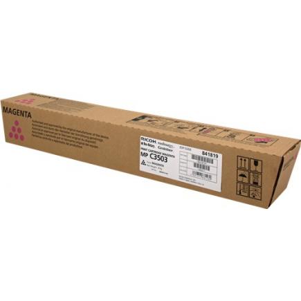 Original Ricoh Aficio MP-C3003 / MP-C3503 / MP-C3004 / MP-C3504 / MP-C4504 / MP-C5504 / MP-C6004 Toner Magenta 841819