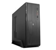 Tooq Caja Micro ATX, Mini ITX Slim - Fuente de Alimentacion 500W - 1x HDD3,5 + 1x SDD2,5 + 1x HDD5.25 - 2x USB 3.0, SD y Micro SD - Color Negro