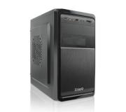 Tooq Caja Mini Torre Micro ATX - Fuente de Alimentacion 500W - 3x HDD3,5 + 1x SDD2,5 + 1x HDD5.25 - USB-2.0, USB 3.0, SD y Micro SD - Color Negro