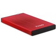 Tooq Carcasa Externa HDD/SDD 2.5" hasta 9,5mm SATA USB 3.0 - Color Rojo