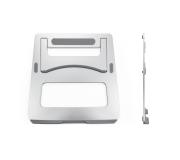 Tooq Soporte Ultrafino para Portatil hasta 15" - Plegable - Base Antideslizante - Color Plata